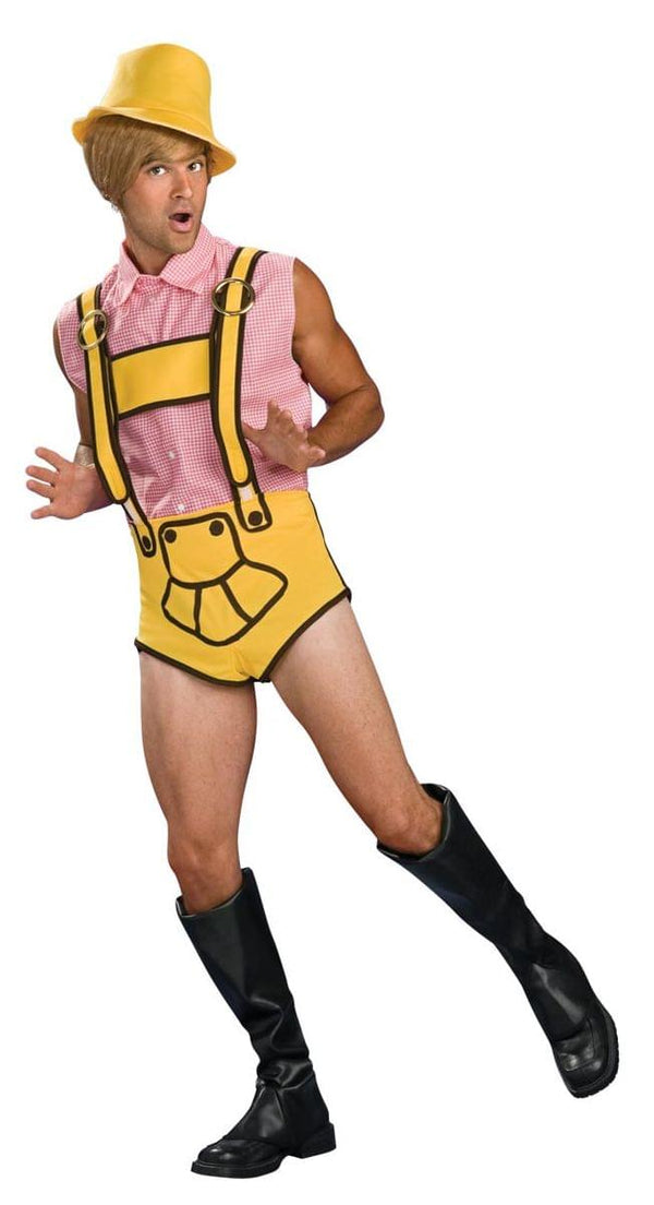 Bruno Lederhosen Outfit Costume Adult Standard