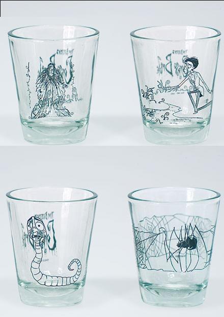 Corpse Bride Shot Glasses Case Of 8