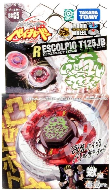 Beyblade Metal Hybrid Rock Escolpio T125JB BB-65