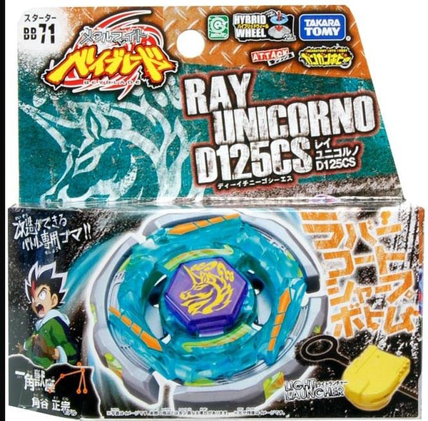 Beyblade Metal Starter Ray Unicorno D125CS BB-71