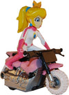 Super Mario Kart Figure Peach On Motorcycle