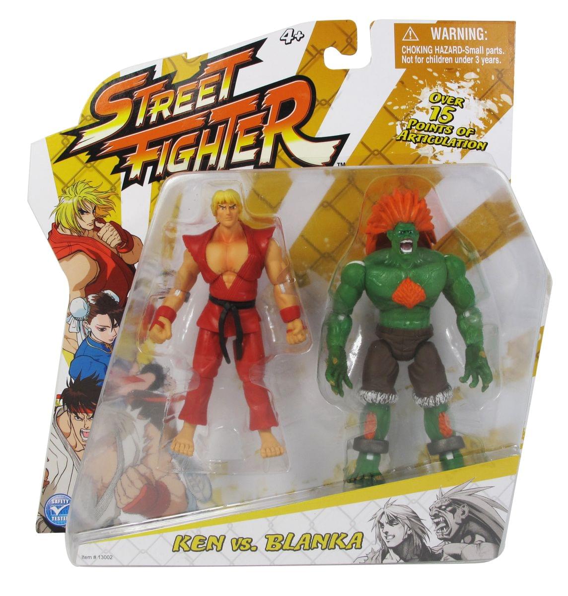 Street Fighter 4" Classic Figures: Ken Vs Blanka