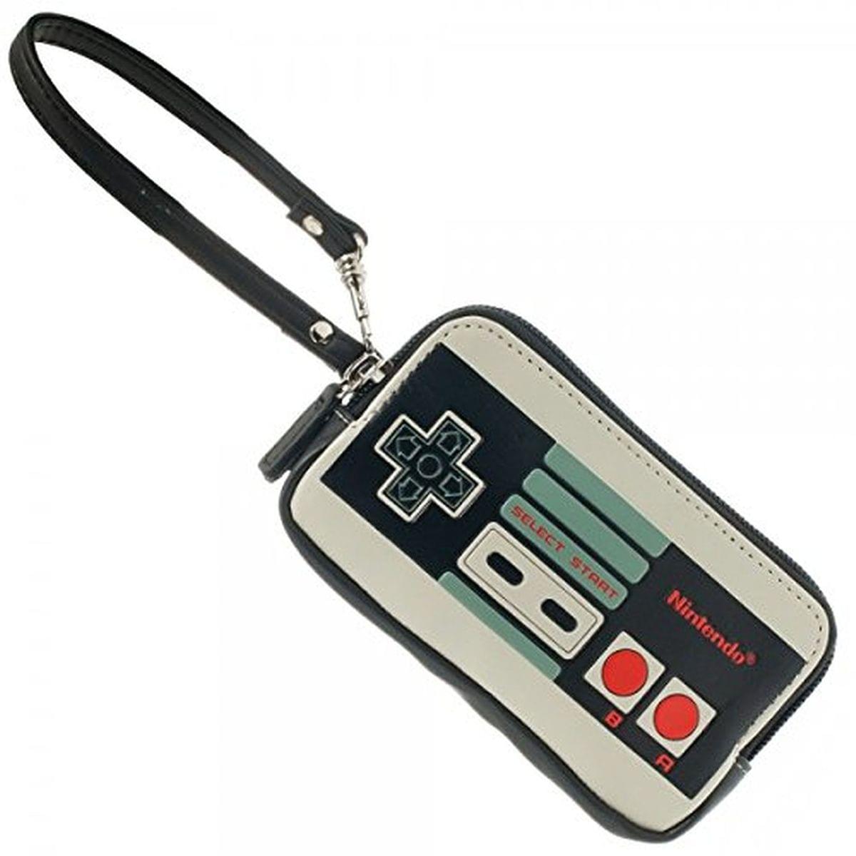 Nintendo Controller Double Zip Clutch Wallet
