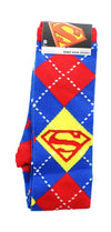 Superman Argyle Cape Knee High Socks