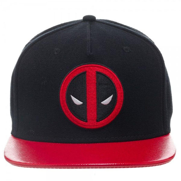 Marvel Deadpool Logo Black Snapback Hat