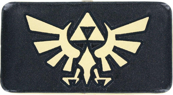 Nintendo Zelda Triforce Logo Gold & Black Hinged Wallet