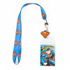 Superman Logo Lanyard With Rubber Charm