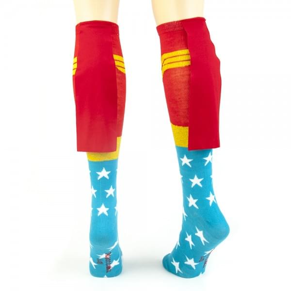 Wonder Woman Juniors Knee High Cape Socks