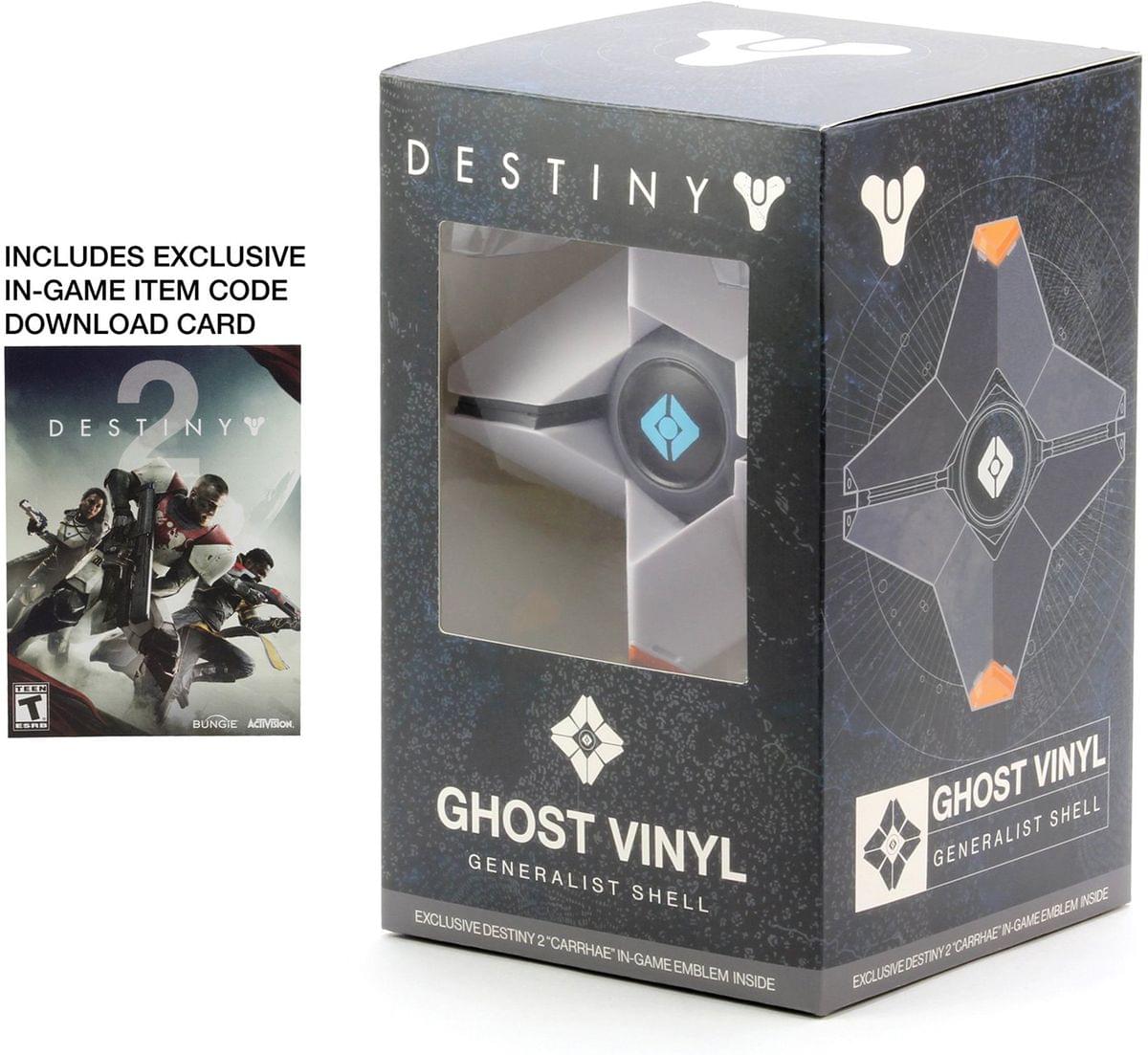 Destiny Ghost Generalist Shell 7" Vinyl Figure w/ Carrhae Emblem DLC