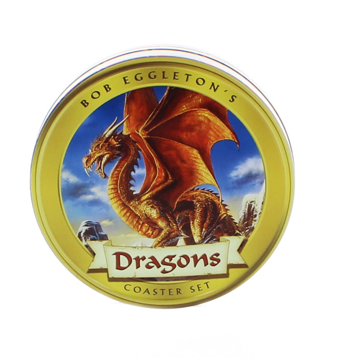 Bob Eggleton's "Dragons" 4-Piece Coaster Set