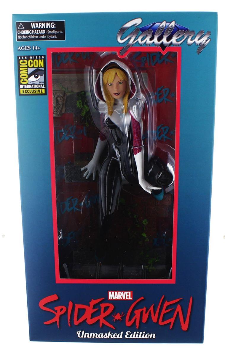 Diamond Select Marvel Gallery Spider Gwen Unmasked 9" SDCC Exclusive PVC Figure