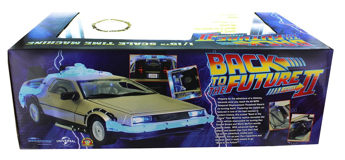 Back to The Future II: Time Machine Car 1:15 Scale Replica