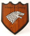 Winter Is Coming Sword With Display Plaque