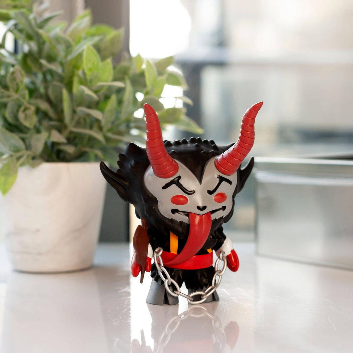 Krampus 5" Vinyl Figure, Coal Black Variation