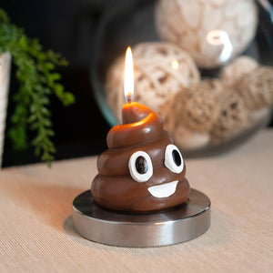 My Sh*t Doesn’t Stink Poop Emoji Candle