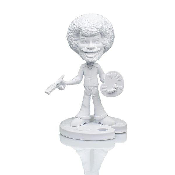 TOONIES "PAINT YOUR OWN" BOB ROSS 6.5" VINYL FIGURE COLLECTIBLE