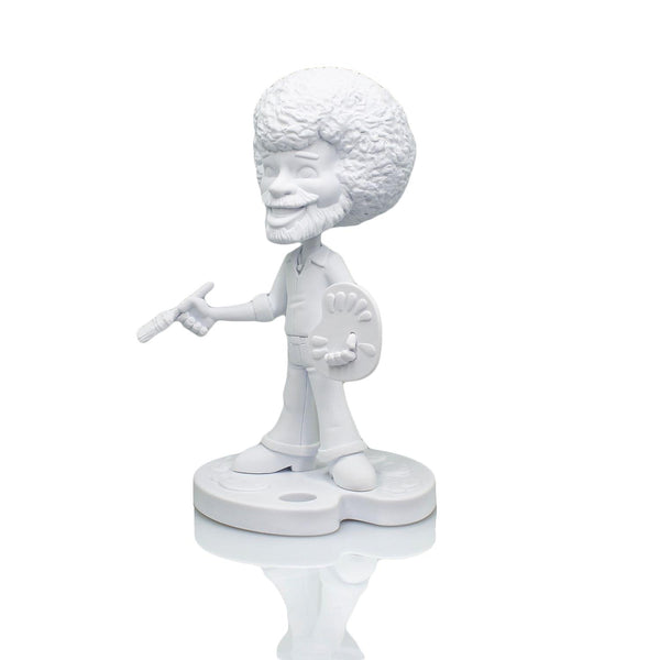 TOONIES "PAINT YOUR OWN" BOB ROSS 6.5" VINYL FIGURE COLLECTIBLE