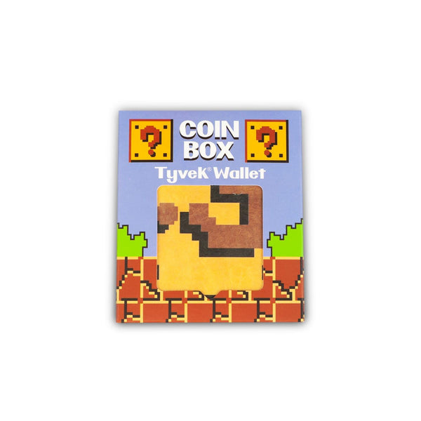 Super Mario Bros. Inspired Coin Box Tyvek Wallet