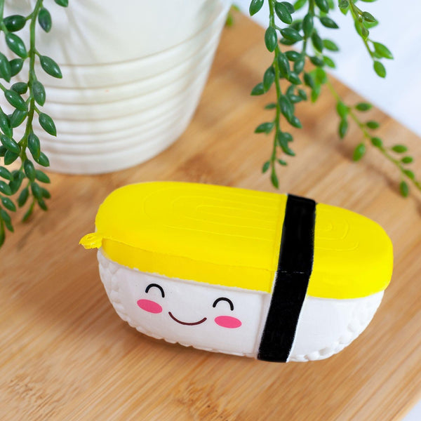 Smiling Tamago Egg Sushi Scented Squishy Foam Toy