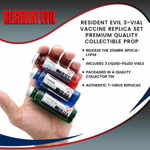 Resident Evil 3-Vial Vaccine Replica Set