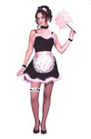 Sexy Pink French Maid Costume Adult Medium/Large