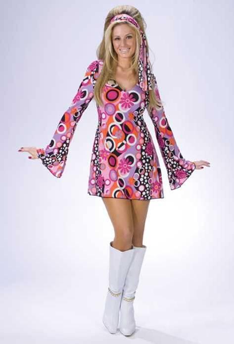 Feelin' Groovy 70's Costume Adult Small/Medium