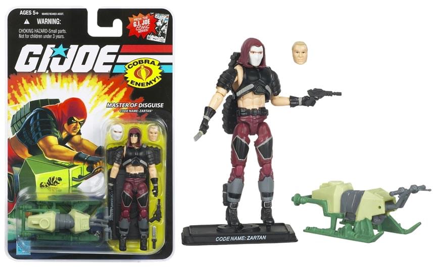 Gi Joe 3 3/4" Figure Wave 11 Master Of Disguise: Zartan