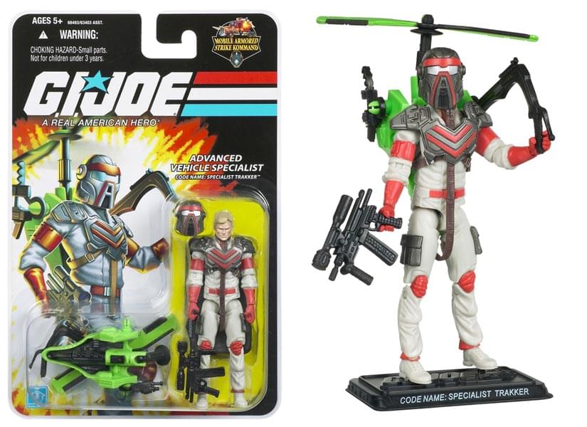 Gi Joe 3 3/4" Figure Wave 11 Advanced Vehicle Specialist: Specialist Trakker