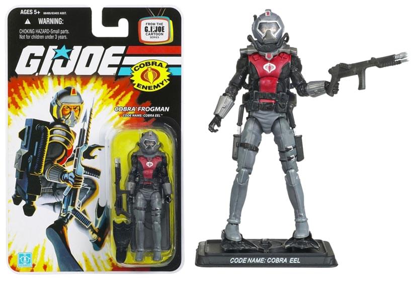 Gi Joe 3 3/4" Figure Wave 11 Cobra Frogman: Cobra Eel