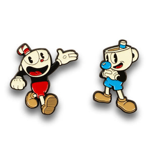 Cuphead & Mugman Pin Set