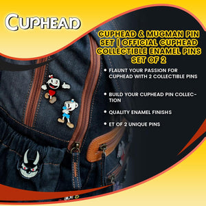 Cuphead & Mugman Pin Set
