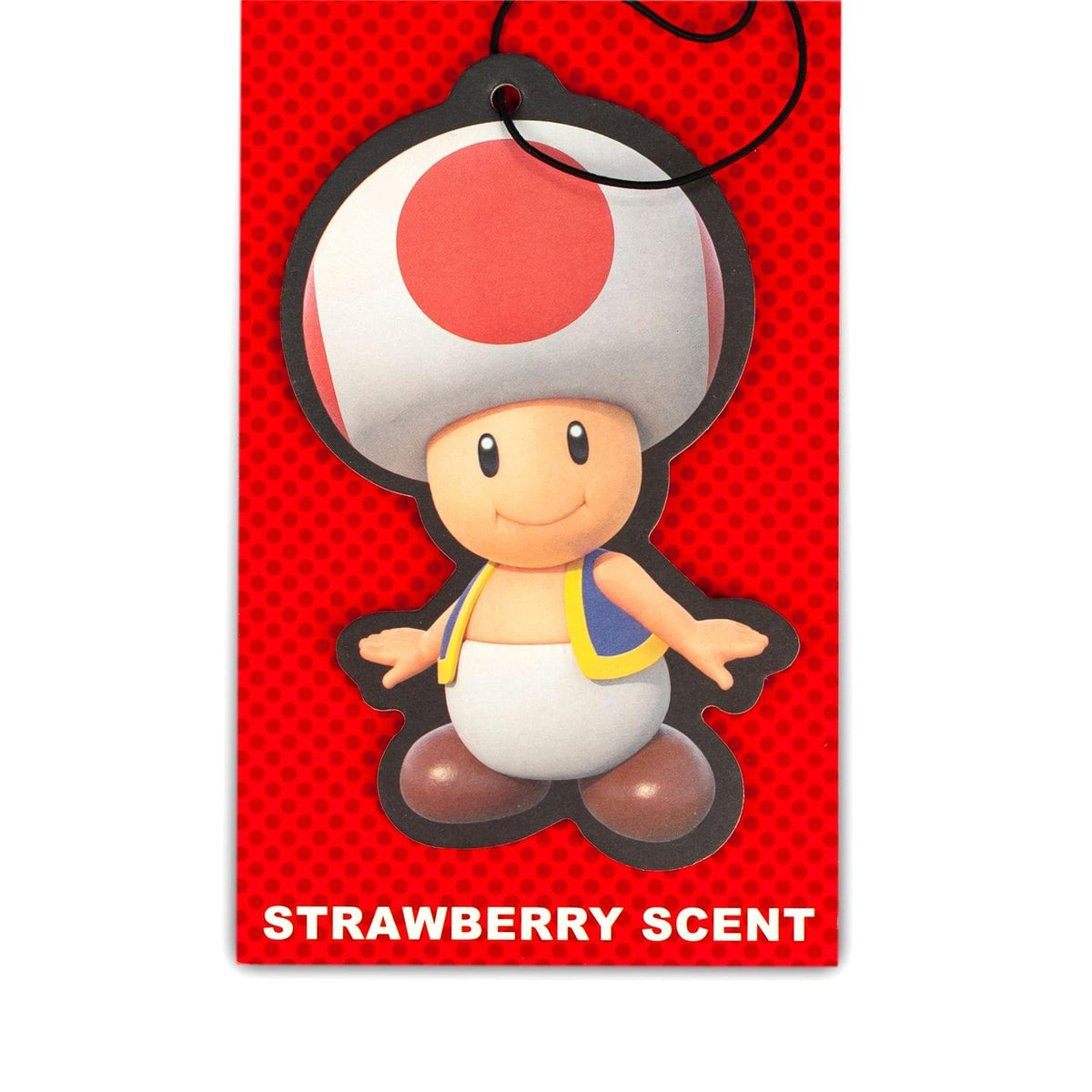 Super Mario Bros. Toad Character Air Freshener, Strawberry Scent