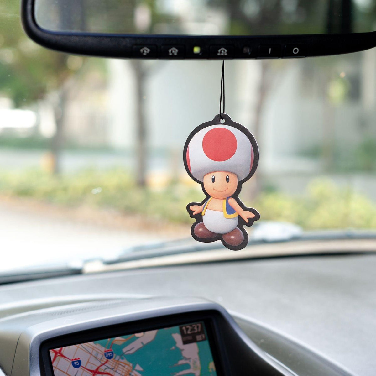 Super Mario Bros. Toad Character Air Freshener, Strawberry Scent