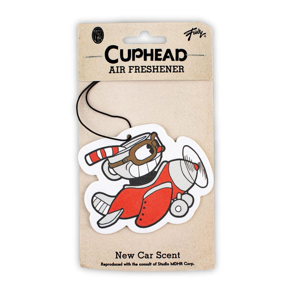 Cuphead Airplane Hanging Air Freshener for Cars