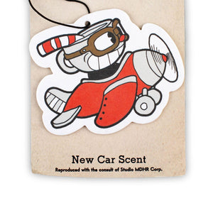 Cuphead Airplane Hanging Air Freshener for Cars