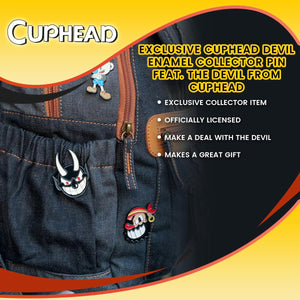 EXCLUSIVE Cuphead Devil Enamel Collector Pin