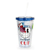 Cuphead One Rough/Tough Cup 16oz Carnival Cup w/ Straw & Lid