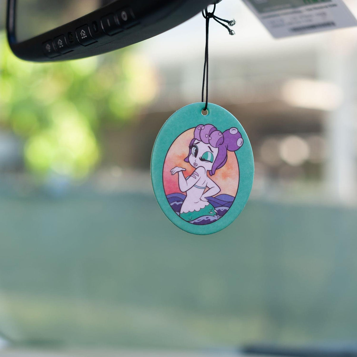 Cuphead Cala Maria Mermaid Boss Hanging Air Freshener, Vanilla Scent
