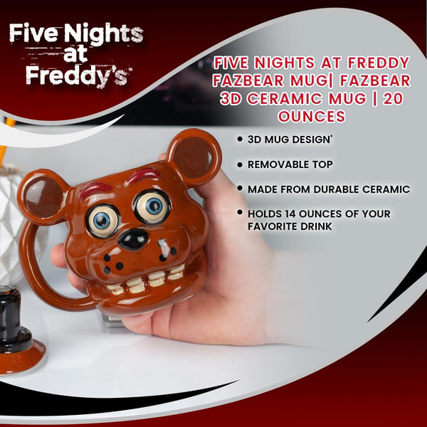 Five Nights At Freddy's Freddy Fazbear 14oz Molded Mug