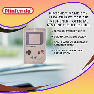 Nintendo Game Boy Strawberry Car Air Freshener