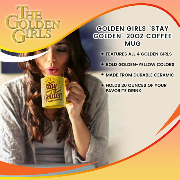 Golden Girls "Stay Golden" 20oz Coffee Mug