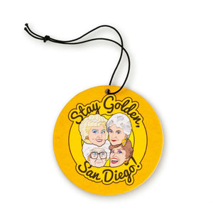 Golden Girls "Stay Golden, San Diego!" Car Air Freshener