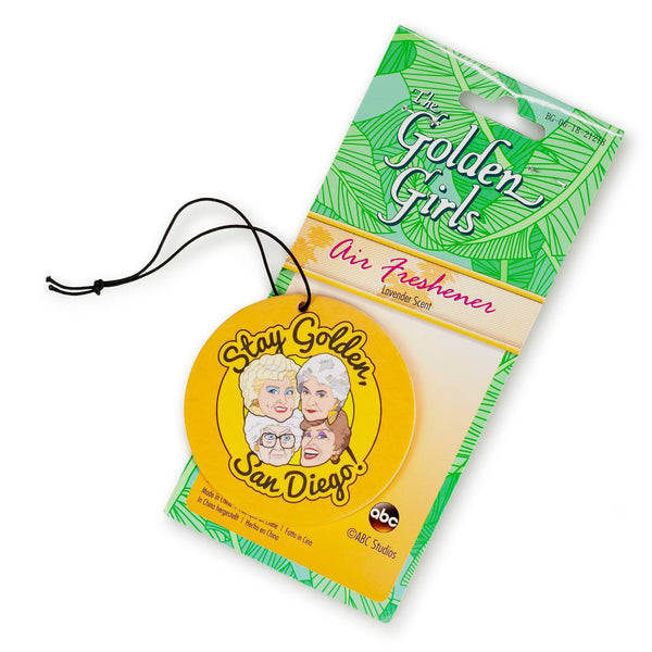 Golden Girls "Stay Golden, San Diego!" Car Air Freshener