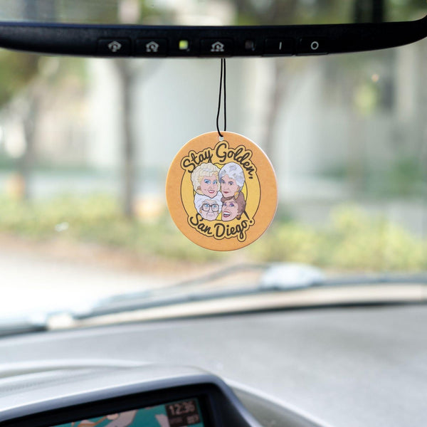 Golden Girls "Stay Golden, San Diego!" Car Air Freshener