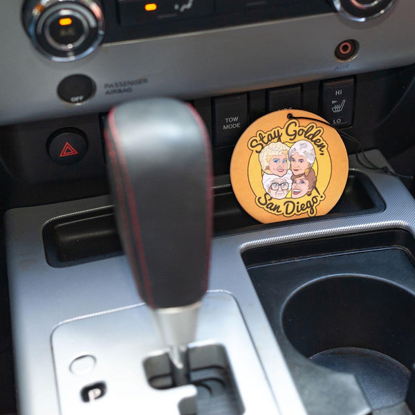 Golden Girls "Stay Golden, San Diego!" Car Air Freshener