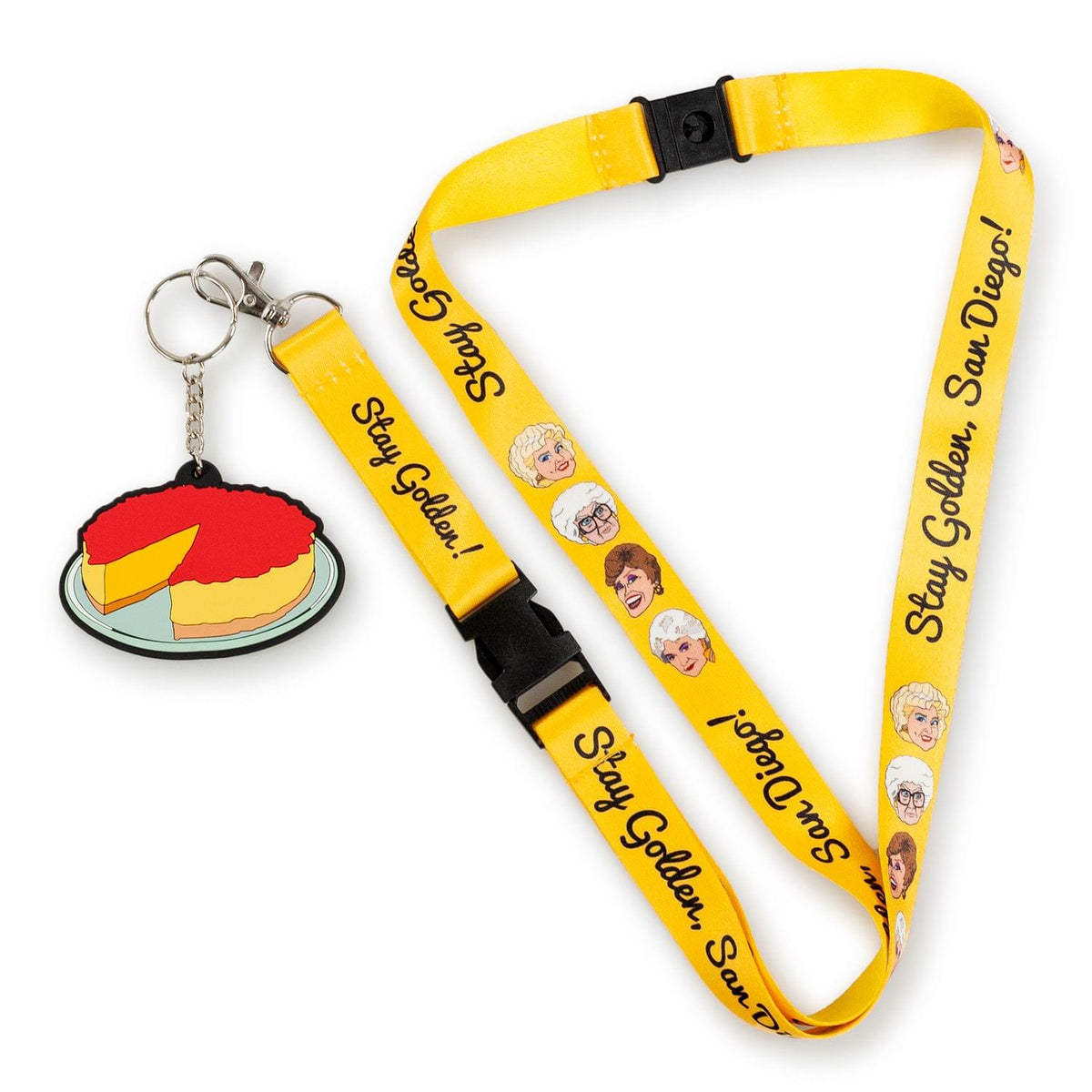 Golden Girls Special Edition "Stay Golden, San Diego!" Lanyard w/ Charm