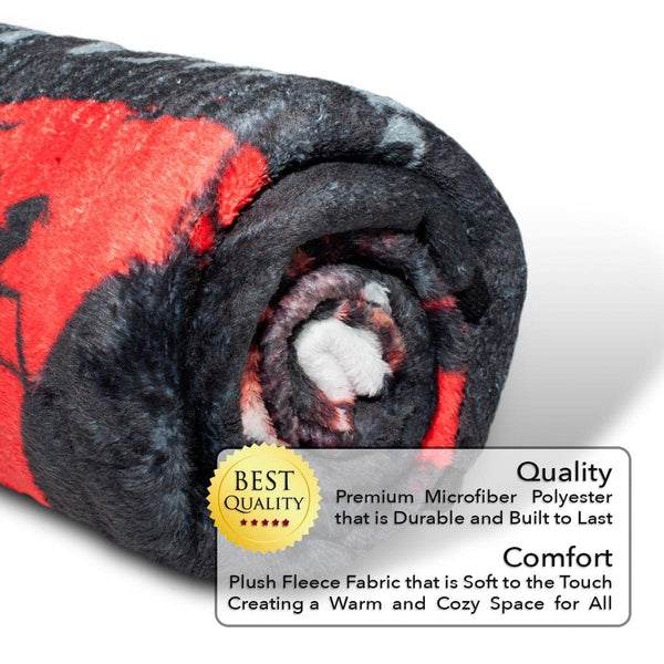 Kratos and Son God of War Lightweight Fleece Throw Blanket