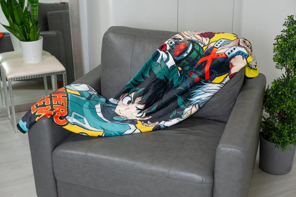 My Hero Academia Superheroes Lightweight Fleece Throw Blanket