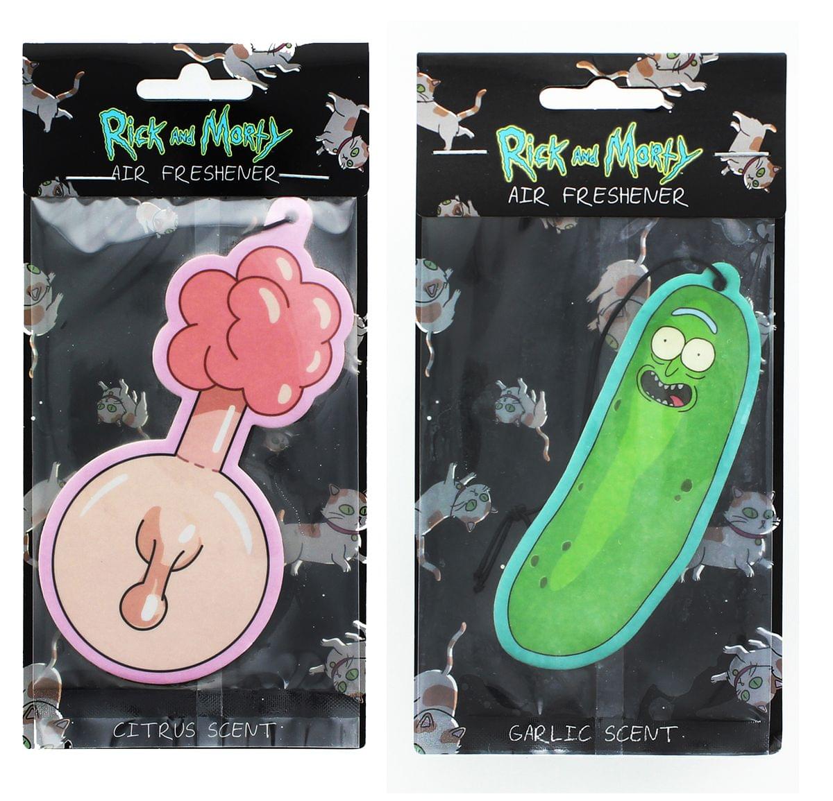Rick and Morty Air Freshener Bundle: Plumbus & Pickle Rick