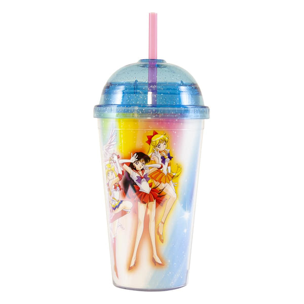 Sailor Moon 16oz. Carnival Cup with Glitter Dome Lid